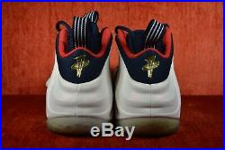 CLEAN Nike Air Foamposite One PRM USA Obsidian Olympic 575420-400 Size 11