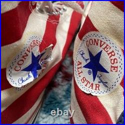 Converse vintage USA made American flag high top all stars 12