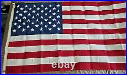 Cotton Embroidered American Flags 3 ft by 5ft 100% Made in the U. S. A Allied