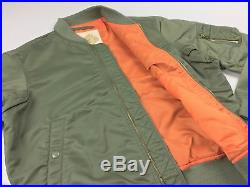 Denim Supply Ralph Lauren Military Army Air Force USA Flag Flight Bomber Jacket