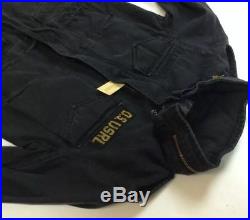 Denim Supply Ralph Lauren Women Military USA Army Tattered American Flag Jacket