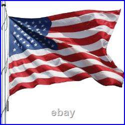 Durable & Proud USA-Made 12x18ft Outdoor Nylon American Flag All-Weather