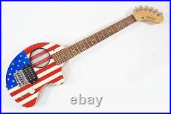 Fernandes ZO-3 NOMAD USA American Flag Built-in Amp travel guitar