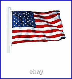 G128 American Flag 10 x 15 Ft Heavy Duty Spun Polyester Embroidered Stars Sewn