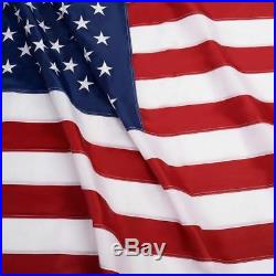 G128 American Flag US USA 10x15 ft Embroidered Stars, Sewn Stripes