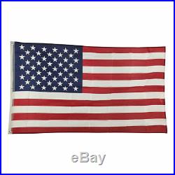 G128 American Flag US USA 10x15 ft Embroidered Stars, Sewn Stripes