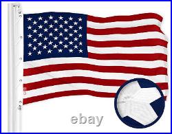 G128 American USA Flag 10x19 Ft ToughWeave Series Embroidered 600D Polyester