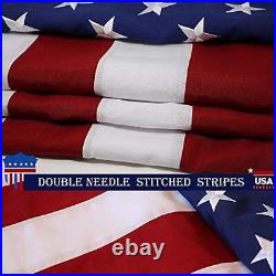 G128 American USA Flag 5x8 Ft StormFlyer Series Embroidered 220GSM Spun P