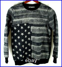 Givenchy Paris USA American Flag Sweatshirt Size S
