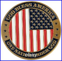 God Bless America, Bulk Pack of 10 Patriotic American Flag Military Soldiers