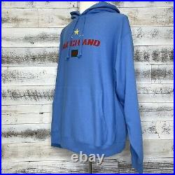 Gucci Blue Gucci Band Sweatshirt Size 3XL 560502 Hoodie Embroidery Star Graphic