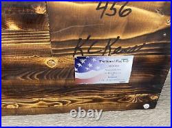 Handmade Wooden American Flag 19x10 From The Wood Flag? Guy OHIO USA