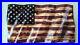 Handmade in USA. Rustic, American wavy flags for home New Designer décor Gift