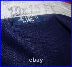 Huge 10 X 15 Feet USA American Flag Made In USA Big 2-ply Flag 600d Polyester