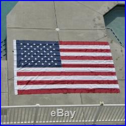 Huge USA 10x15 Ft US American Flag Sewn Stripes/Embroidered Stars/Brass Grommets