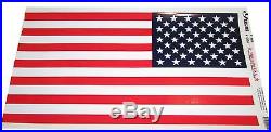 Huge USA Us American Flag Decal Window Cling Patriotic Sticker Auto Boat Vinyl