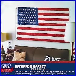 Indestructible American Flags For Outside 6x10,100%Made In U. S. A Outdoor-6x10FT