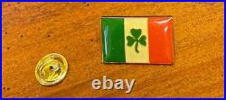Ireland Pin Shamrock Irish Pride St Patrick's Day American Ireland USA Lapel Pin