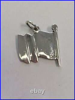 James Avery Sterling Silver American Flag USA Charm- RETIRED