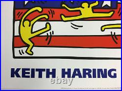 Keith Haring American Music Festival New York City Ballet, 1988 Flag Print 18x24