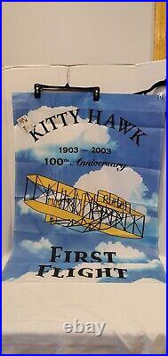 Kitty Hawk 100th Anniversary-First Flight-Commemorative Flag-28x40-Limited-01858
