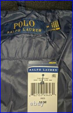 LAST! Polo Ralph Lauren Mens Big Pony Hooded Down Puffer Jacket Size M, Red, NWT