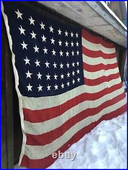 Large Vintage 48 Star American Flag 15'x 6'-9-Americana USA