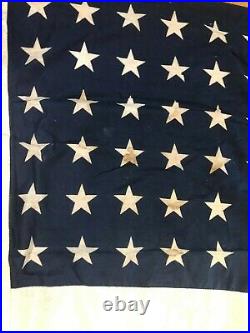 Large Vintage 48 Star American U. S. Flag WW2 Era USA See Pics Make Offer