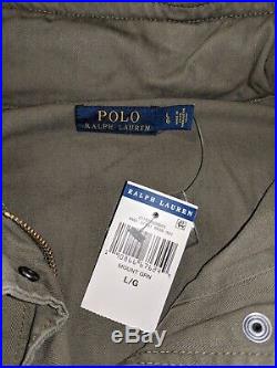 LargePolo Ralph Lauren Unisex Military Army American Flag Coat Jacket