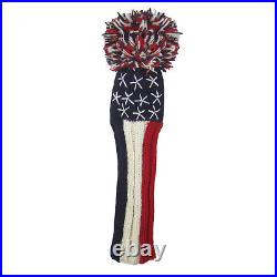 Liberty USA American Flag Sunfish knit wool golf headcover set DR FW HB 3 pieces