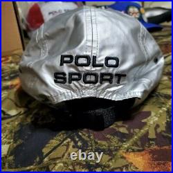 Limited Edition Polo Sport Ralph Lauren Long Bill 5 Panel Metallic Hat Cap