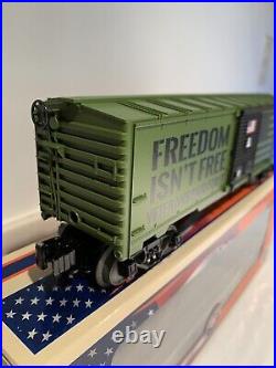 Lionel 2201350 Freedom Isn't Free Boxcar Military Army Veteran American Flag USA