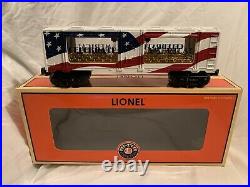 Lionel Lighted USA American Flag Tca Desert 2009 Convention Mint Car 6-52508