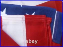 Lot of 12 U. S. A. Rough Tex 210D Bunting American Flag 3x5 feet USA Real Brass
