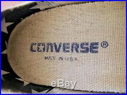 MADE IN USA! Vintage Converse Chuck Taylor American Flag Print M-10 W-12 EU-44