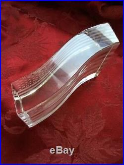 MIB FLAWLESS Stunning BACCARAT France Art Glass AMERICAN USA Crystal FLAG