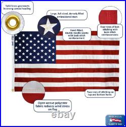 Model 2730 American Flag Tough-Tex Polyester Flag, 5 X 8 Feet