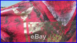 NEW L The Saints Sinphony mens t-shirt cross gold skull flag red $239 chains wow