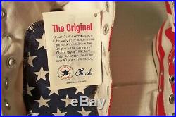 NWT Vintage Converse All Star American Flag Patriotic Hi Top Shoes Men 10 USA
