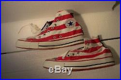 NWT Vintage Converse All Star American Flag Patriotic Hi Top Shoes Men 10 USA