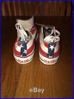 NWT Vintage Converse All Star American Flag Patriotic Low Top Shoes Men 11 USA