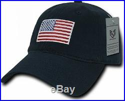 Navy USA American Flag Baseball Cap Graphic Relaxed Patriotic Baseball Cap Hat