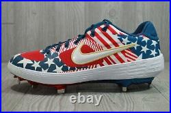 Nike Alpha Huarache Elite 2 PE Team USA American Flag Red/Blue Sz 12 AV2470-614