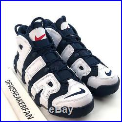 Nike Olympic Air More Uptempo USA Mens 14 Scottie Pippen Shoes 414962-104 New