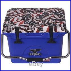 Orca 20 Qt One Nation Traditional Cooler / Lifetime Warranty / American Flag USA