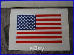 Original/Vintage NASA USA American Flag Beta Cloth Patch `