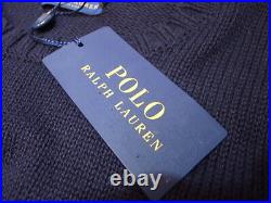 POLO RALPH LAUREN ICONIC AMERICAN FLAG SWEATER MADE IN USA NAVY size M