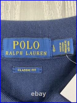 POLO Ralph Lauren 1967 Retro Spell Out Colorblock USA Jacket + Polo Large NEW