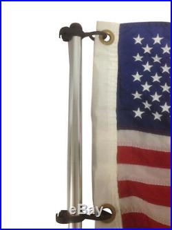 Pactrade Marine Pontoon Flag Pole Socket American USA Flag 24 Long Adjustable