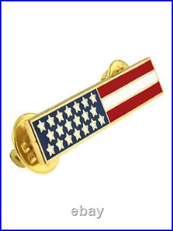 PinMart's American Flag USA Citation Bar Police Officer Firefighter Lapel Pin